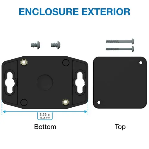 1.97" X 1.38" X 2.05" Shield Electronic Enclosure RBF22P04B10B