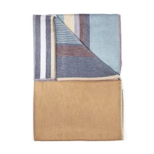 Brushed Alpaca Throw - Gold Rush