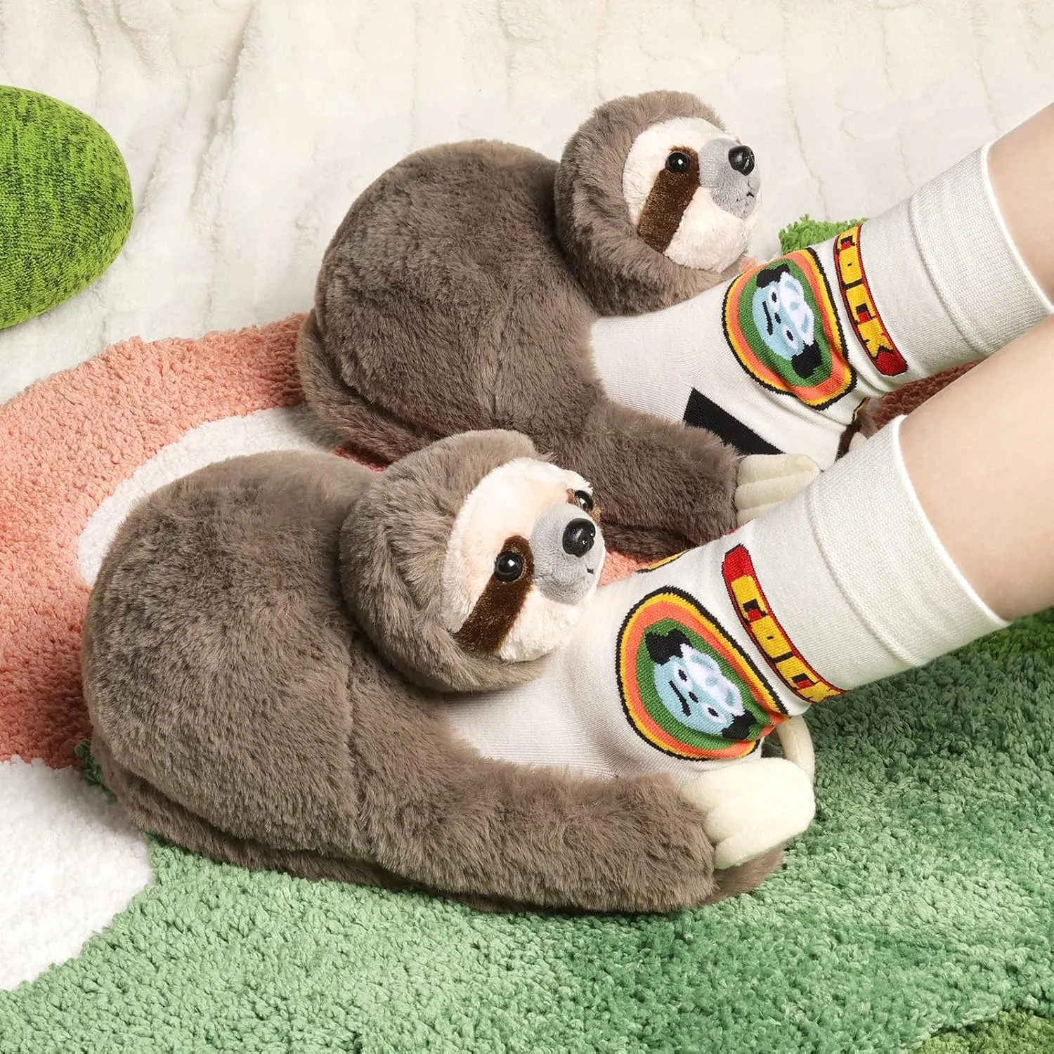 Cat Slippers for Kids, Indoor House Slippers,Non-slip Sole, Cute slippers with Cat, Cat Gifts for Girls Boys/Christmas/Halloween Gifts