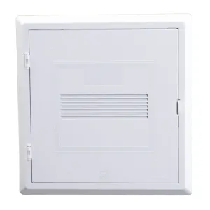 Flush Mount Multi-Media Enclosure, Vented/Solid Door - 15"