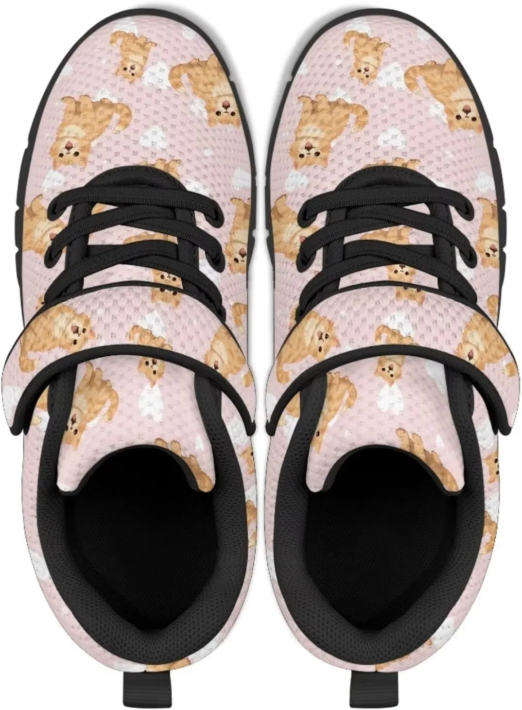 Girls Boys Dog Running Sneakers Lightweight Hiking Tennis Fitness Training Shoes for Little Kid