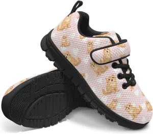 Girls Boys Dog Running Sneakers Lightweight Hiking Tennis Fitness Training Shoes for Little Kid