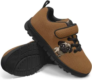 Girls Boys Dog Running Sneakers Lightweight Hiking Tennis Fitness Training Shoes for Little Kid