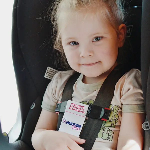 Houdini Stop Car Seat Harness Chest Clip - Twin Pack