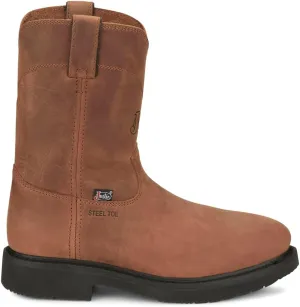 Justin Boots Men's OW4764 Round-Up 10 Steel Toe Work Boot