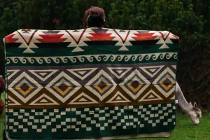 Lima - Jungle - Alpaca Wool Blanket - Enchanted Farms