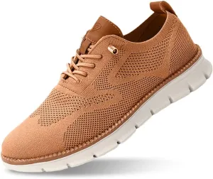 Mens Shoes Roomy Toe Box, Ergonomic Insole, Bounce & Cushion, Featuring Breathable Knitted Fabric, Orthopedic Toe Box, Featherlight