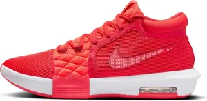 NIKE Lebron Witness 8 Basketball Shoes (FB2239-600, Light Crimson/Bright Crimson/Gym Red/White) Size 8