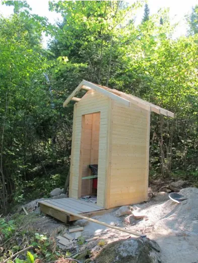 Outhouse Plans - Build Your Own DIY Wooden Composting Outdoor Toilet