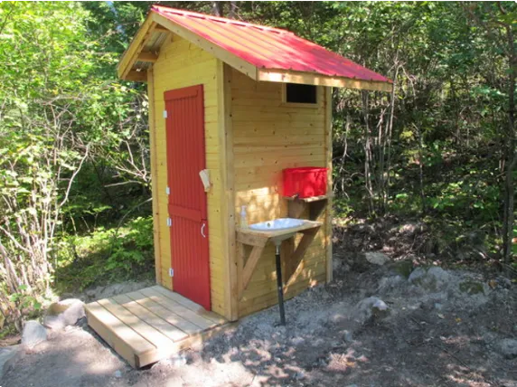 Outhouse Plans - Build Your Own DIY Wooden Composting Outdoor Toilet