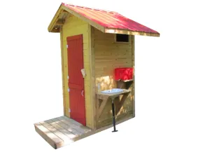 Outhouse Plans - Build Your Own DIY Wooden Composting Outdoor Toilet