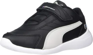 Puma Baby Boys BMW M Motorsport Kart Cat III Hook and Loop Sneaker, Black-Gray Violet, 6 Infant