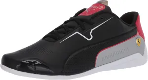 Puma Unisex-Adult Scuderia Ferrari Drift Cat 8 Sneaker, Black White, 4 M US
