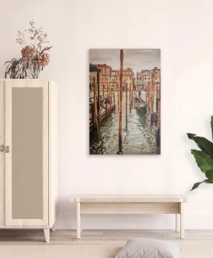 "Canal, Venice" | Original Hand Colored Art