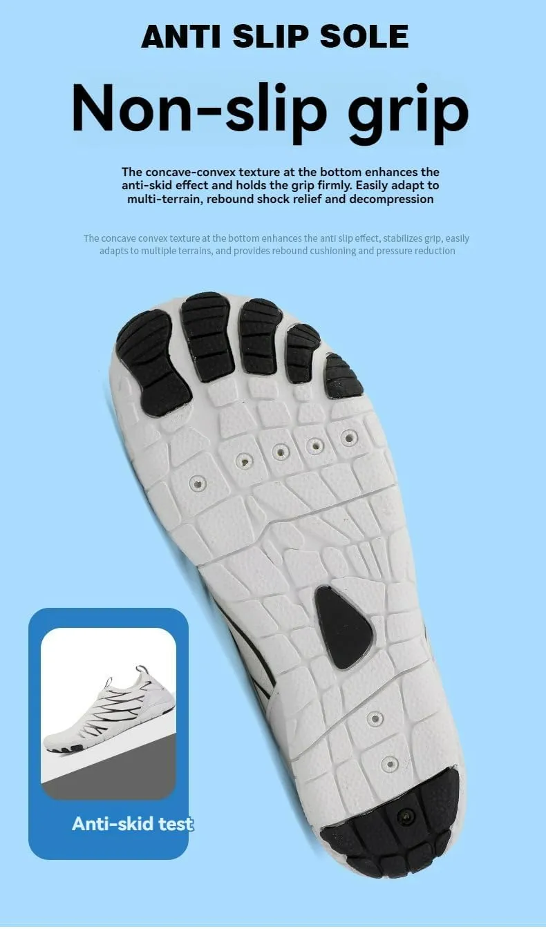 ZWRXW Hike Shoe Footwear Barefoot Shoes Women, Footwear Sneakers, Healthy & Non-Slip Barefoot Shoes Women, Wide Toe Box Sneakers, Yoga Outdoor Walking Hiking
